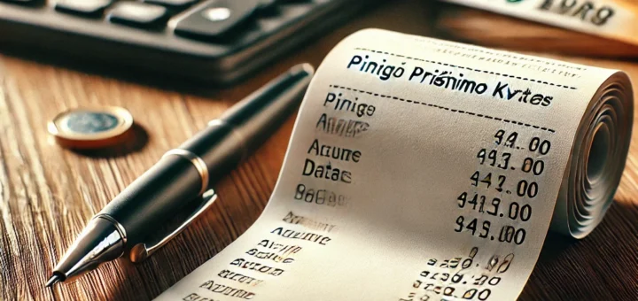 Pinigų priėmimo kvitas: investicijų, taupymo ir finansinio stabilumo svarba
