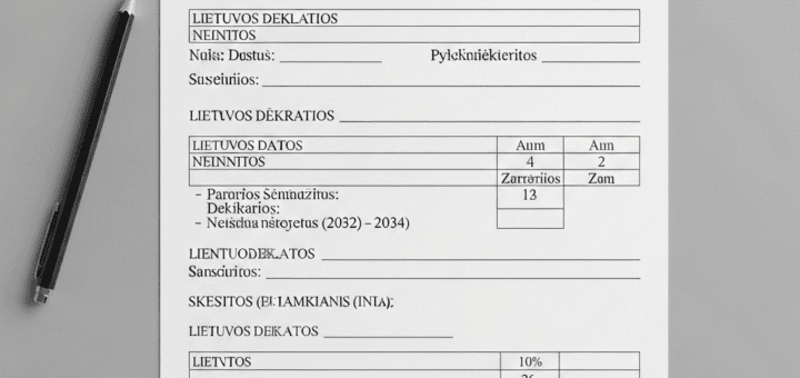 EDS Pajamų Deklaravimas: Išsamus Gidas, Kaip Teisingai Užpildyti Deklaraciją ir Susigrąžinti Mokesčius