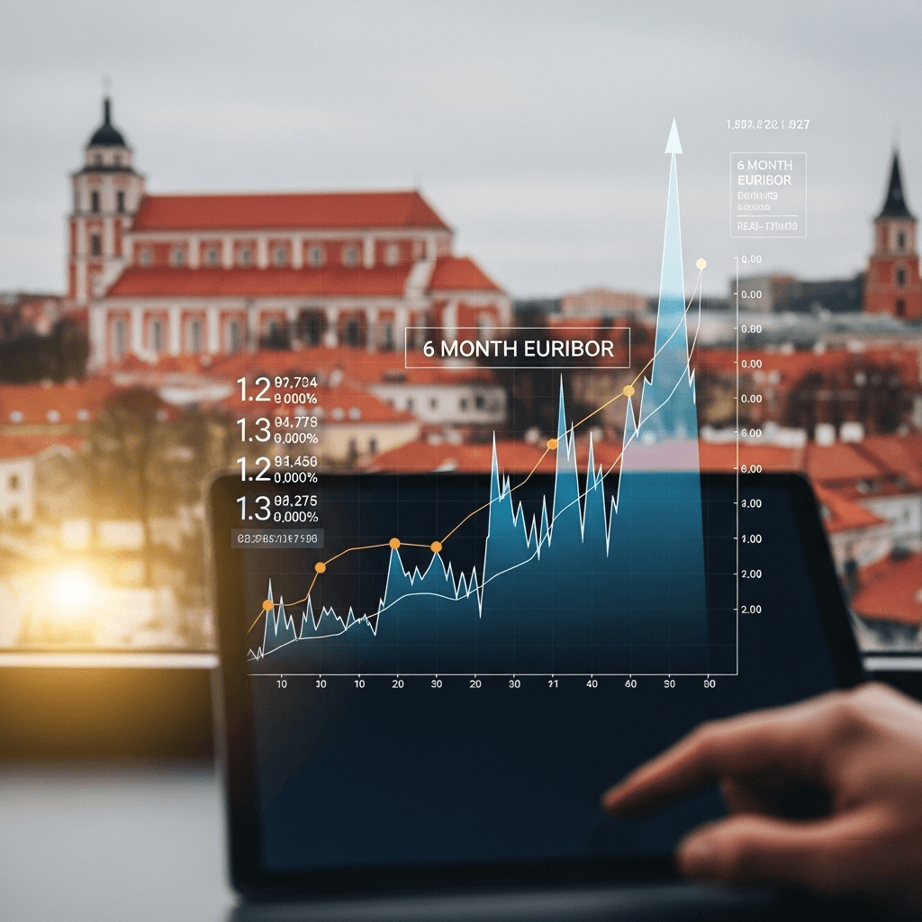 6 mėn. EURIBOR: Viskas, ką Būtina Žinoti Kiekvienam Paskolos Turėtojui Lietuvoje