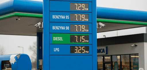Kuro kainos Lenkijoje 2025: Ar vis dar apsimokės piltis degalus kaimyninėje šalyje? Išsami analizė ir prognozės