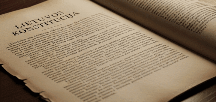 Lietuvos Konstitucija: Tautos Valios Pamatas ir Laisvės Garantas