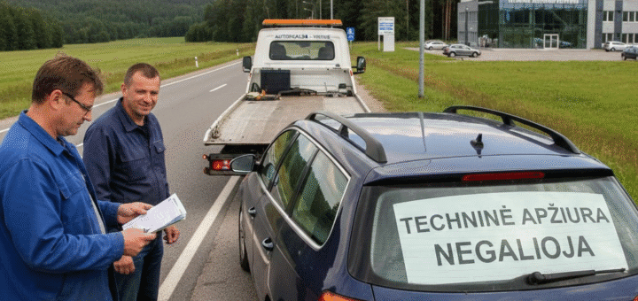 Technikinė dienai: kaip legaliai nuvykti į apžiūros centrą pasibaigus galiojimui?