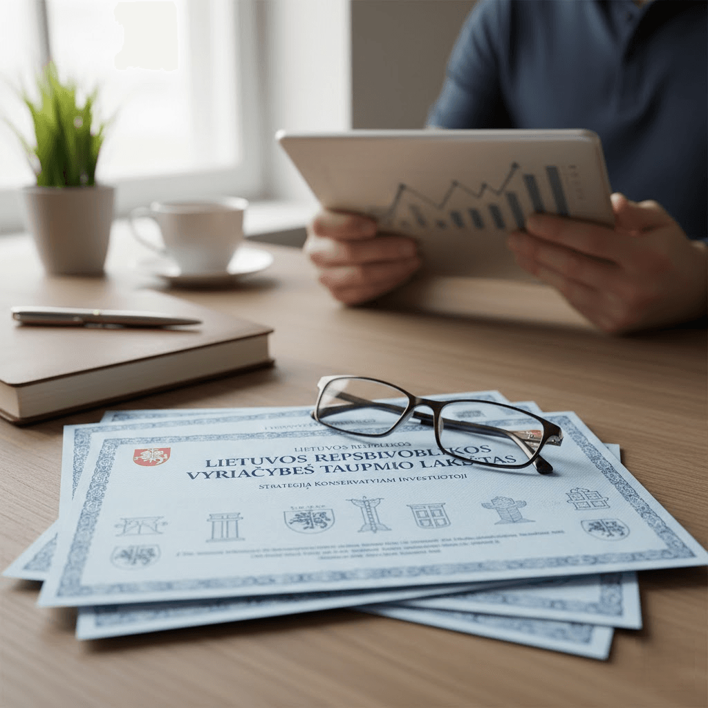 Vyriausybės taupymo lakštai: strategija konservatyviam investuotojui