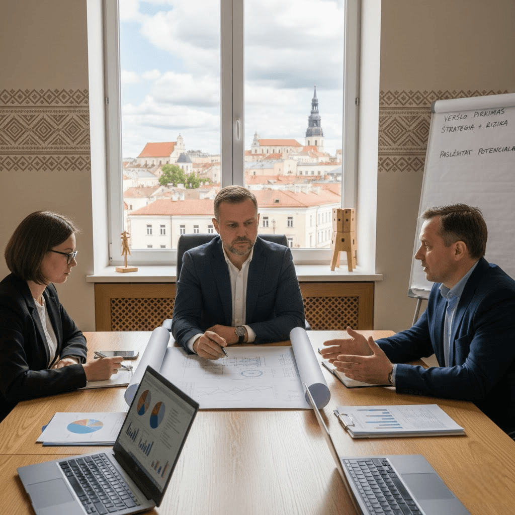 Verslo pirkimas: Strategija, rizika ir paslėptas potencialas