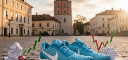 Nike akcijos: Ar „Swoosh“ milžinas atsigaus po rinkos sukrėtimų? Išsami analizė 2026