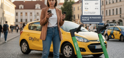 CityBee kainos ir piniginės realybė: kiek iš tikrųjų kainuoja laisvė nuo nuosavo automobilio?