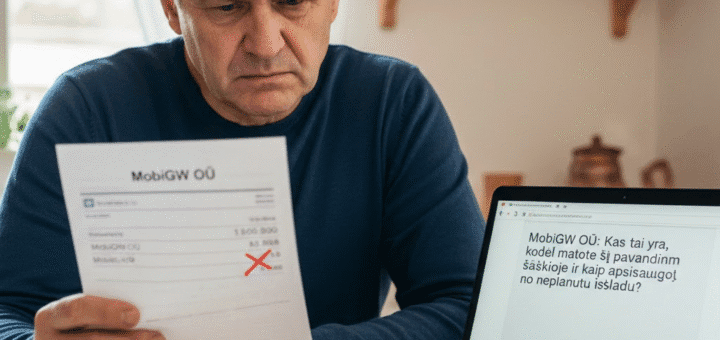 MobiGW OÜ: Kas tai yra, kodėl matote šį pavadinimą sąskaitoje ir kaip apsisaugoti nuo neplanuotų išlaidų?