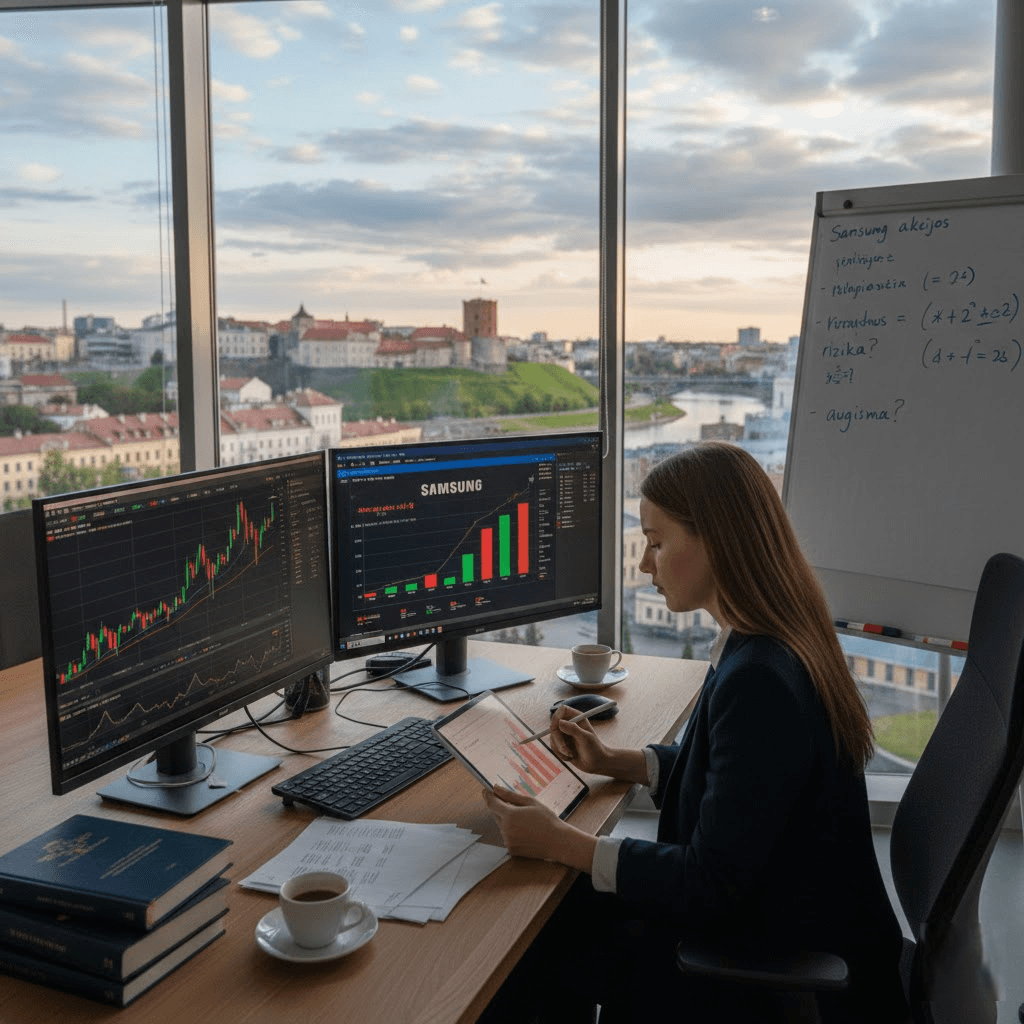 Samsung akcijos: Kaip pasinaudoti technologijų milžinės augimu (ir kodėl tai nėra taip paprasta)