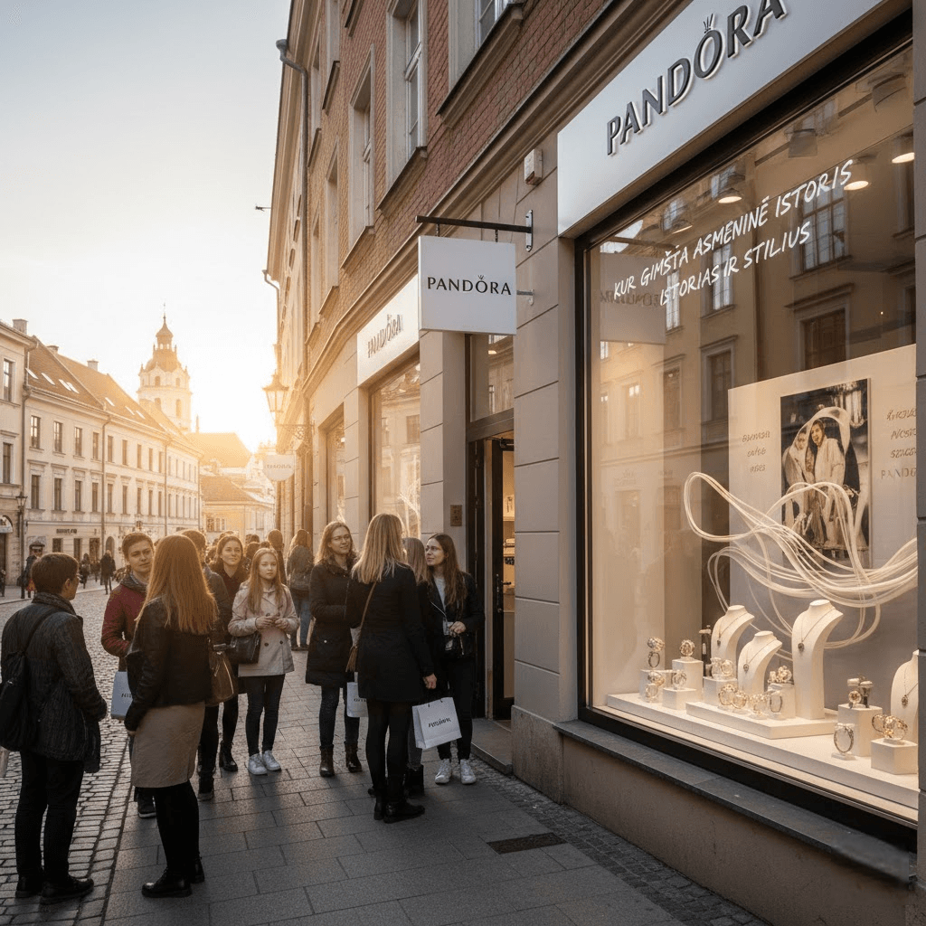 Pandora parduotuvės: Kur gimsta asmeninės istorijos ir stilius