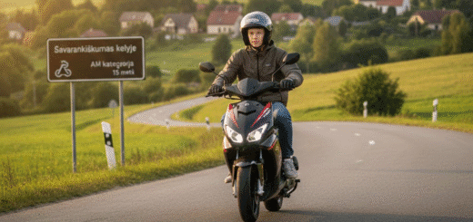 Savarankiškumas kelyje: AM kategorijos transporto priemonės penkiolikmečiams