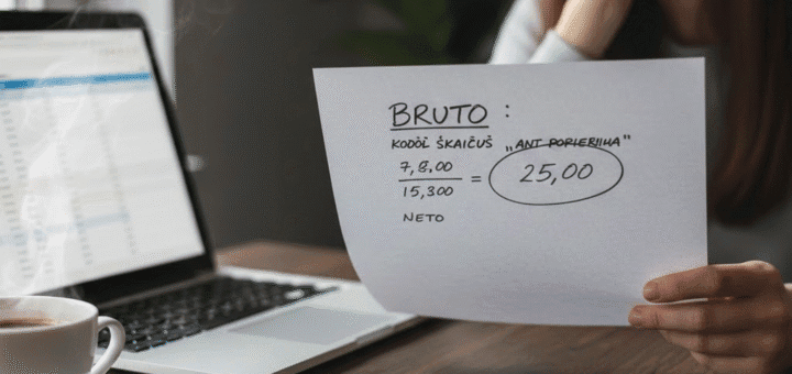 Bruto tiesa: kodėl skaičius „ant popieriaus“ nulemia jūsų finansinį saugumą