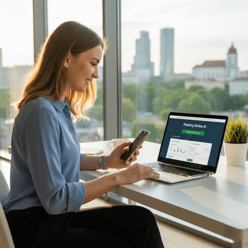 Sėkmingas Paskolų klubas.lt prisijungimas: Paskyros valdymas ir finansinės galimybės