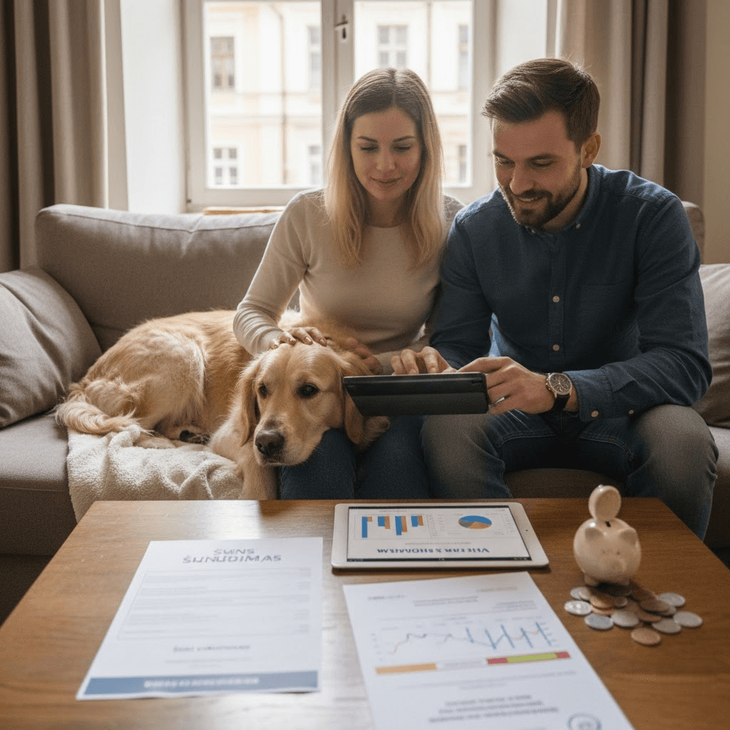 Šuns draudimas ir veterinarinės sąskaitos: kaip apsaugoti keturkojį nekertant per biudžetą