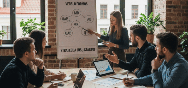 Verslo formos ir teisingas pasirinkimas: strategija jūsų startui