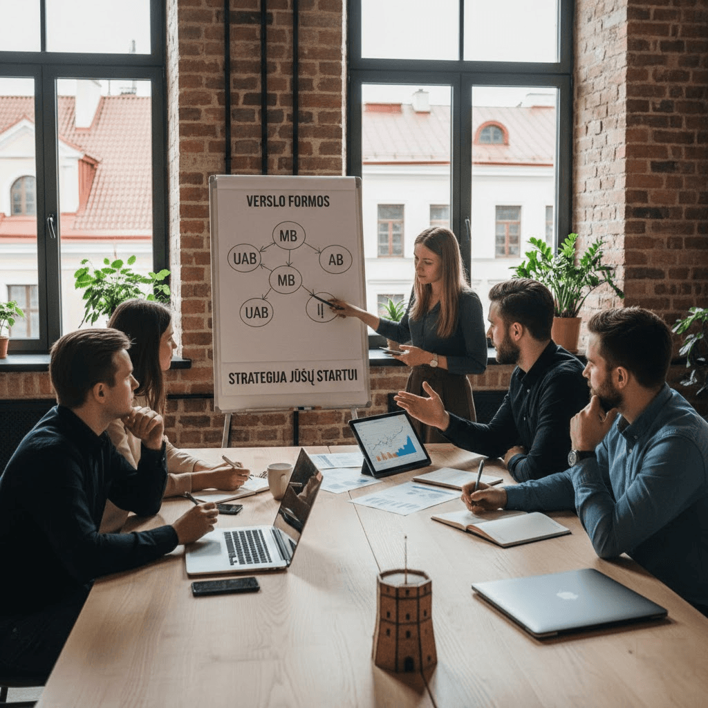 Verslo formos ir teisingas pasirinkimas: strategija jūsų startui