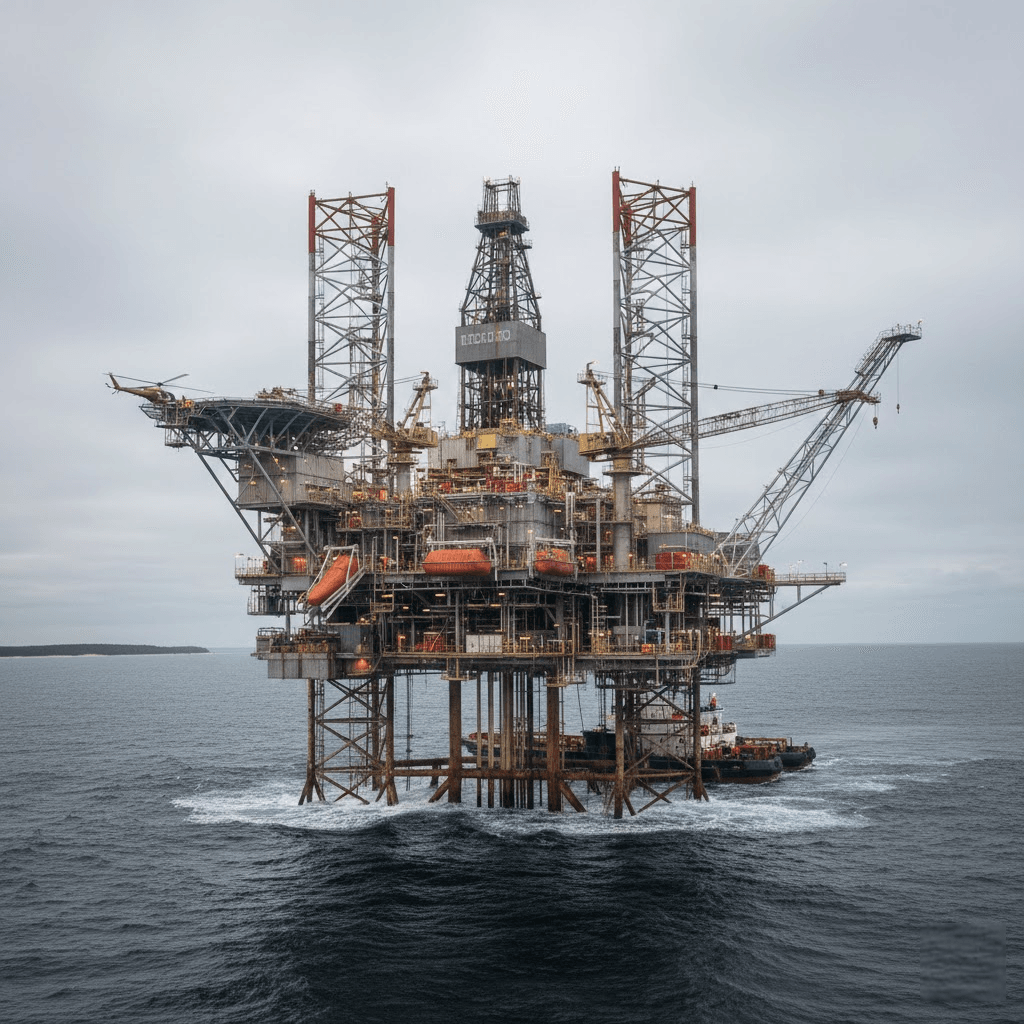 Naftos platformos: Inžinerijos milžinai ir gyvenimas be žemės po kojomis