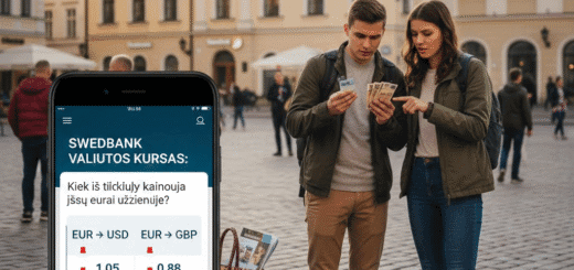 Swedbank valiutos kursas: kiek iš tikrųjų kainuoja jūsų eurai užsienyje?