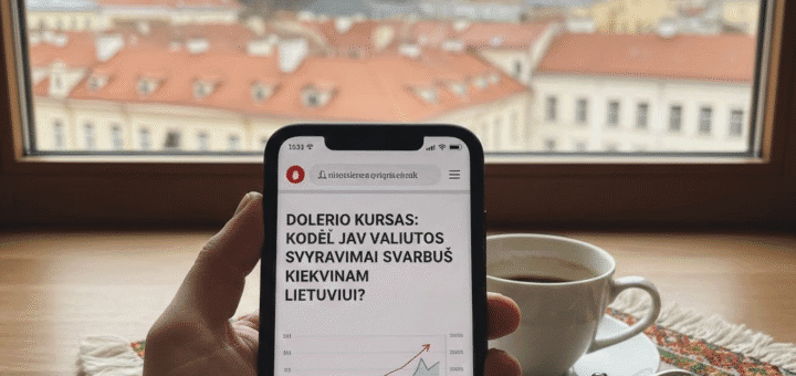 Dolerio kursas: Kodėl JAV valiutos svyravimai svarbūs kiekvienam lietuviui?