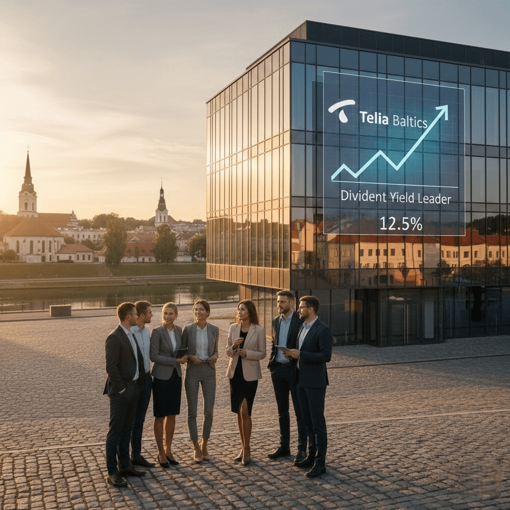 Kodėl Telia akcijos išlieka Baltijos biržos dividendų lyderėmis?