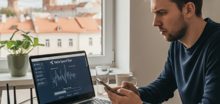 Telia matuoklė: Kaip teisingai tikrinti interneto spartą ir kodėl skaičiai dažnai meluoja?