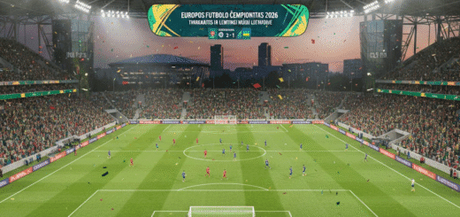 Europos Futbolo Čempionatas 2026: Tvarkaraštis ir Lemtingi Mūšiai Lietuvoje