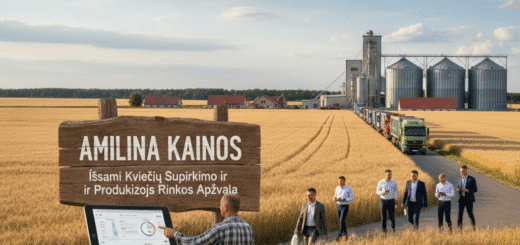 Amilina Kainos: Išsami Kviečių Supirkimo ir Produkcijos Rinkos Apžvalga