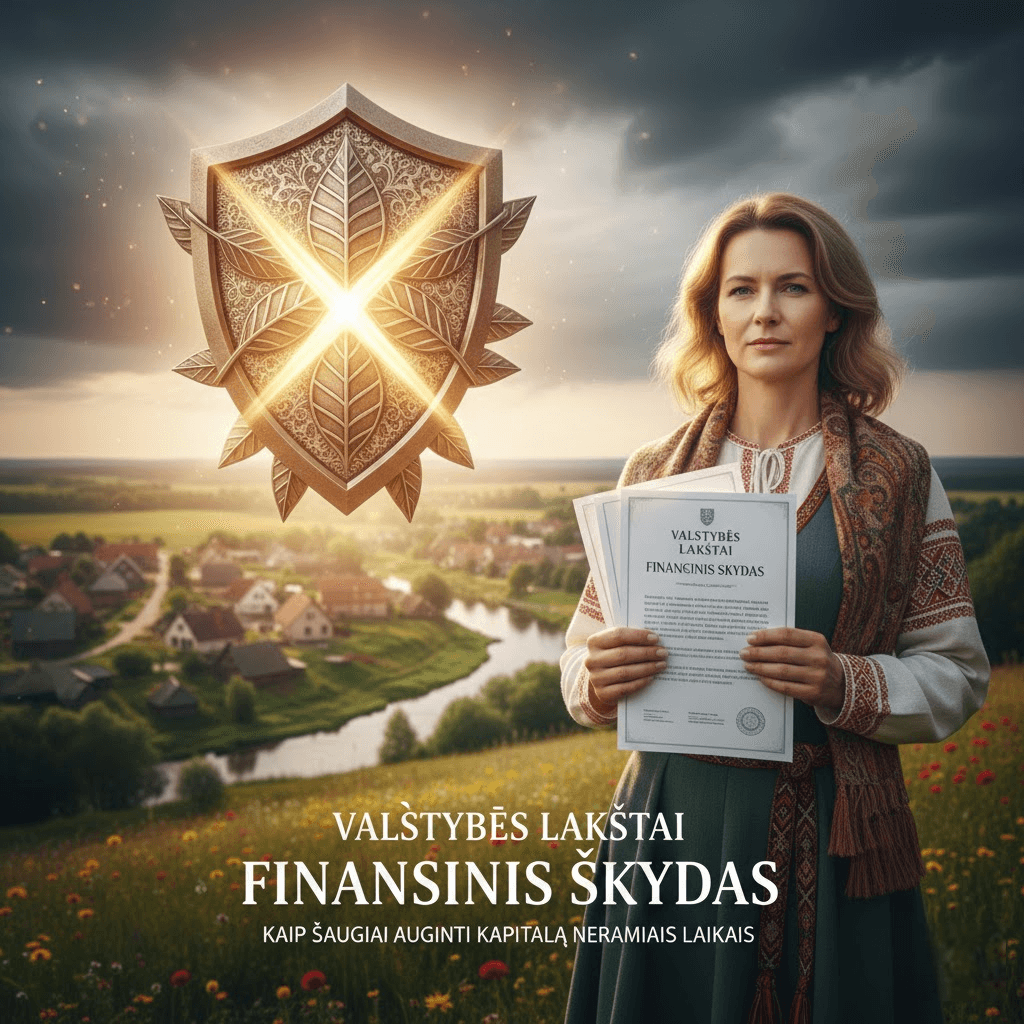 Valstybės lakštai kaip finansinis skydas: Kaip saugiai auginti kapitalą neramiais laikais