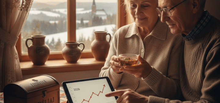 Finansinė ramybė neramiais laikais: Kodėl indeliai 2026-aisiais vėl tapo „tyliuoju“ investuotojų ginklu