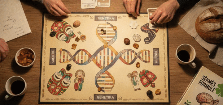 Aibė žaidimas: Proto mankšta, genetika ir sėkmės formulė ant jūsų stalo