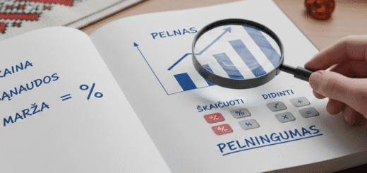 Marža: Kaip Teisingai Skaičiuoti ir Didinti Pelningumą