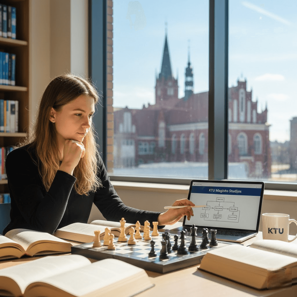 KTU magistro studijos: strateginis ėjimas tavo karjeros šachmatų lentoje KTU magistro studijos: strateginis ėjimas tavo karjeros šachmatų lentoje