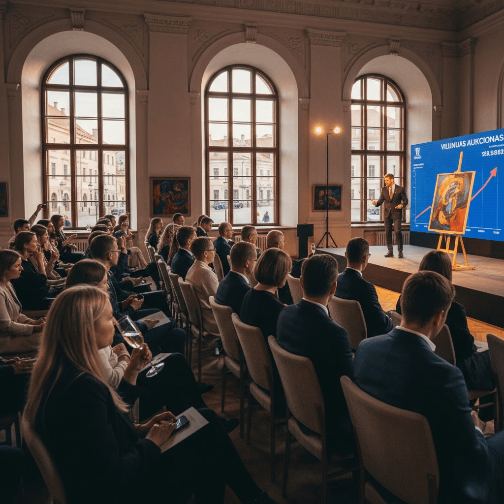 Meno pulsas sostinėje: kodėl Vilniaus aukcionas keičia investavimo taisykles