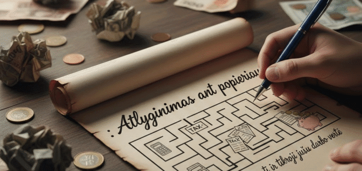 Atlyginimas ant popieriaus: mokesčių labirintai ir tikroji jūsų darbo vertė