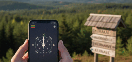 Kompasas online: Tiksli kryptis jūsų telefone be papildomų programėlių