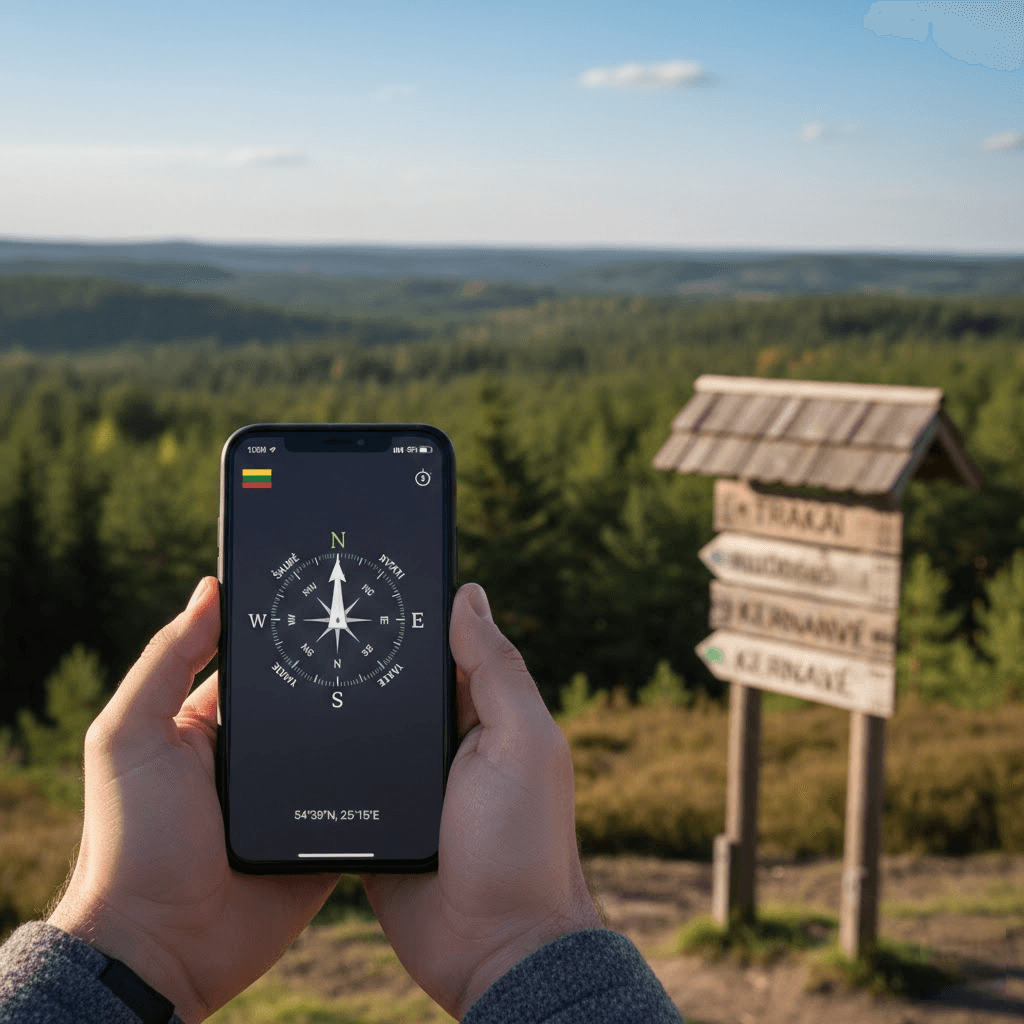 Kompasas online: Tiksli kryptis jūsų telefone be papildomų programėlių Kompasas online: Tiksli kryptis jūsų telefone be papildomų programėlių