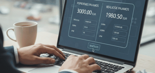 Atlyginimo skaičiuoklė: kaip nepasiklysti tarp „popieriaus“ ir realių pajamų