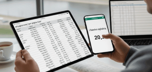 Užmokesčio skaičiuoklė: kaip nepasiklysti tarp skaičių „ant popieriaus“ ir realybės banko sąskaitoje?