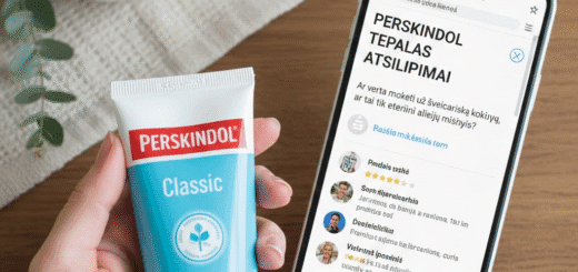 Perskindol tepalas atsiliepimai: Ar verta mokėti už šveicarišką kokybę, ar tai tik eterinių aliejų mišinys?