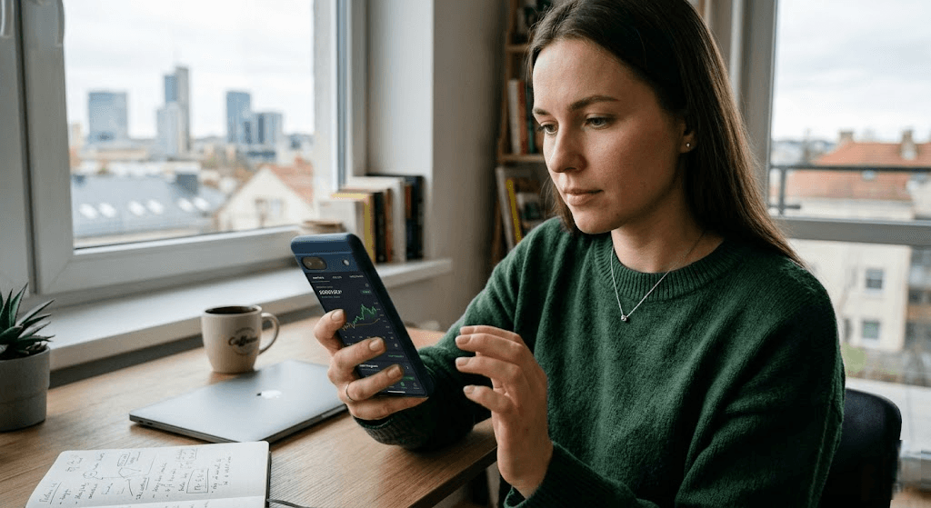 Geriausios investavimo programėlės 2026 metais: Kaip pasirinkti tinkamiausią platformą savo pinigams auginti?