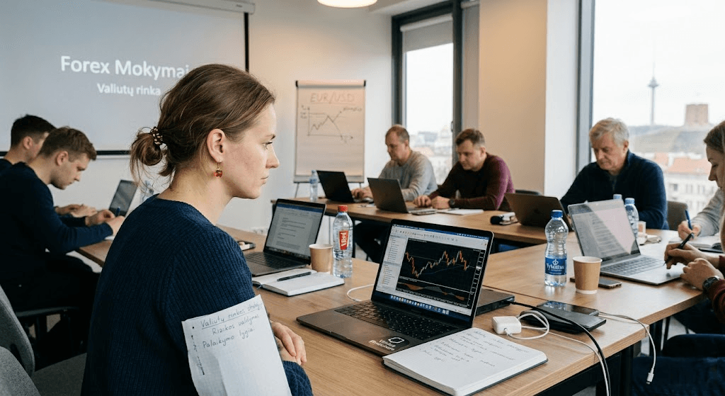 Forex mokymai: Visapusiškas gidas į valiutų rinkos sėkmę – nuo pagrindų iki profesionalių strategijų