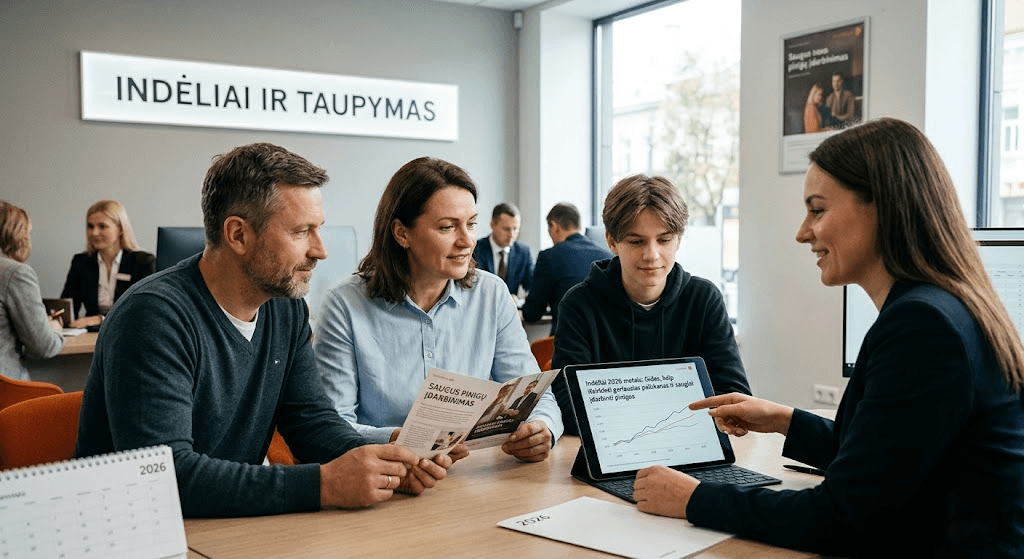Indėliai 2026 metais: Išsamus gidas, kaip išsirinkti geriausias palūkanas ir saugiai įdarbinti pinigus
