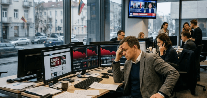 Rinkos griūtis: Kaip išgyventi finansinę audrą ir paversti krizę galimybe?
