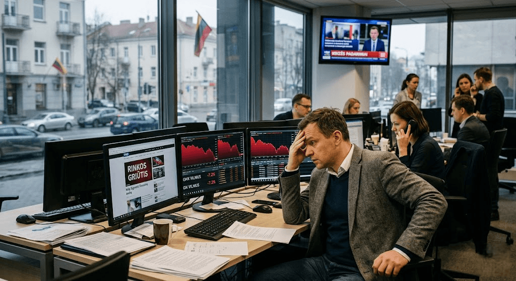 Rinkos griūtis: Kaip išgyventi finansinę audrą ir paversti krizę galimybe?