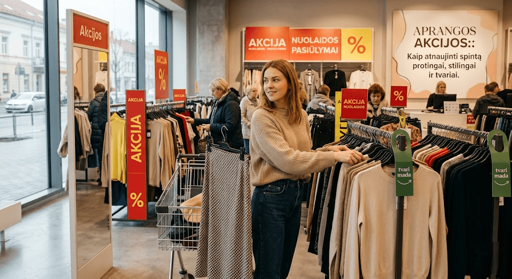 Aprangos akcijos: Išsamus gidas, kaip atnaujinti spintą protingai, stilingai ir tvariai
