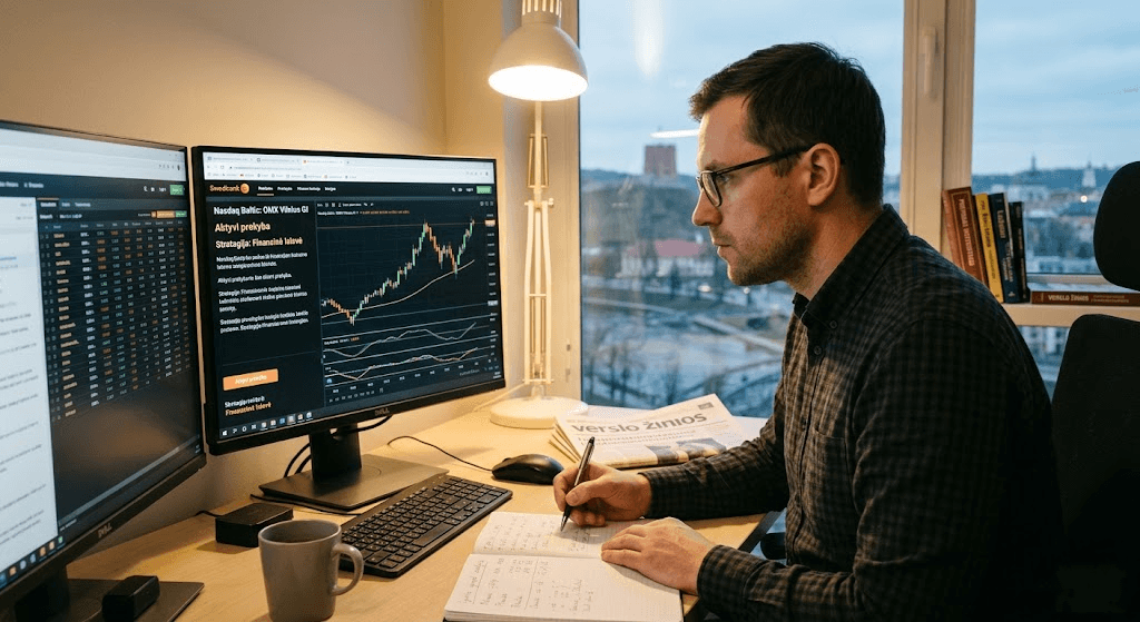 Aktyvus investavimas: Menas aplenkti rinką ir strategijos siekiant finansinės laisvės