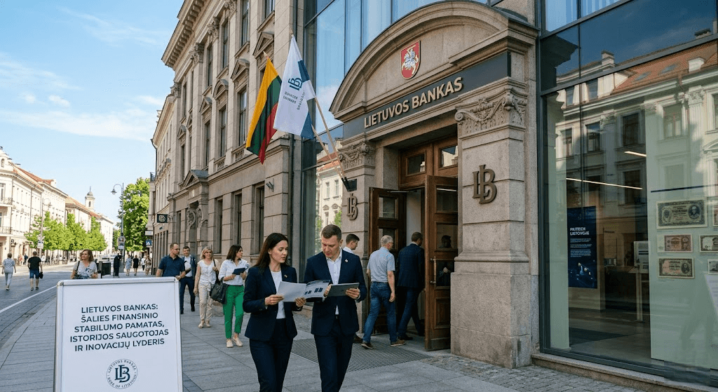 Lietuvos bankas: šalies finansinio stabilumo pamatas, istorijos saugotojas ir inovacijų lyderis Lietuvos bankas: šalies finansinio stabilumo pamatas, istorijos saugotojas ir inovacijų lyderis