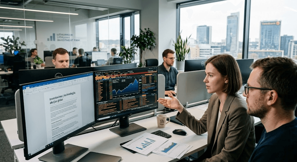 Investavimas į technologijų akcijas: Nuo AI revoliucijos iki puslaidininkių milžinų – išsamus gidas