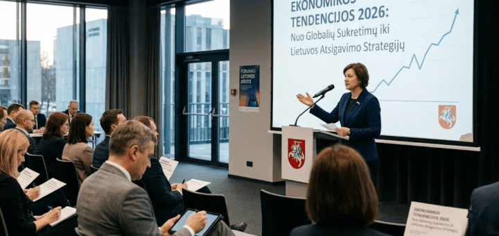 Ekonomikos Tendencijos 2026: Nuo Globalių Sukretimų iki Lietuvos Atsigavimo Strategijų