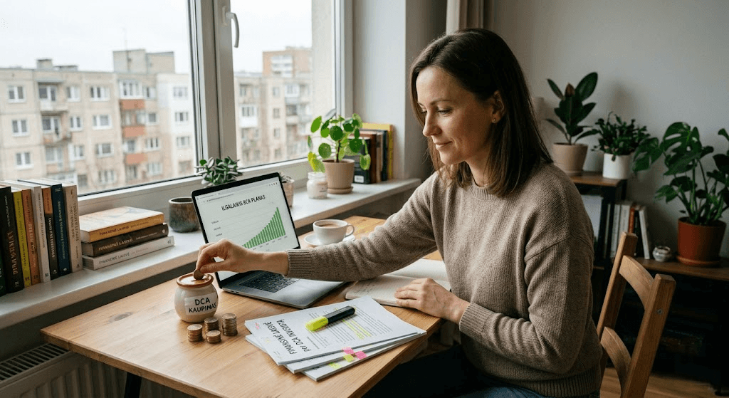 Kodėl Dollar Cost Averaging (DCA) yra geriausia strategija siekiant finansinės laisvės: Išsamus gidas Kodėl Dollar Cost Averaging (DCA) yra geriausia strategija siekiant finansinės laisvės: Išsamus gidas