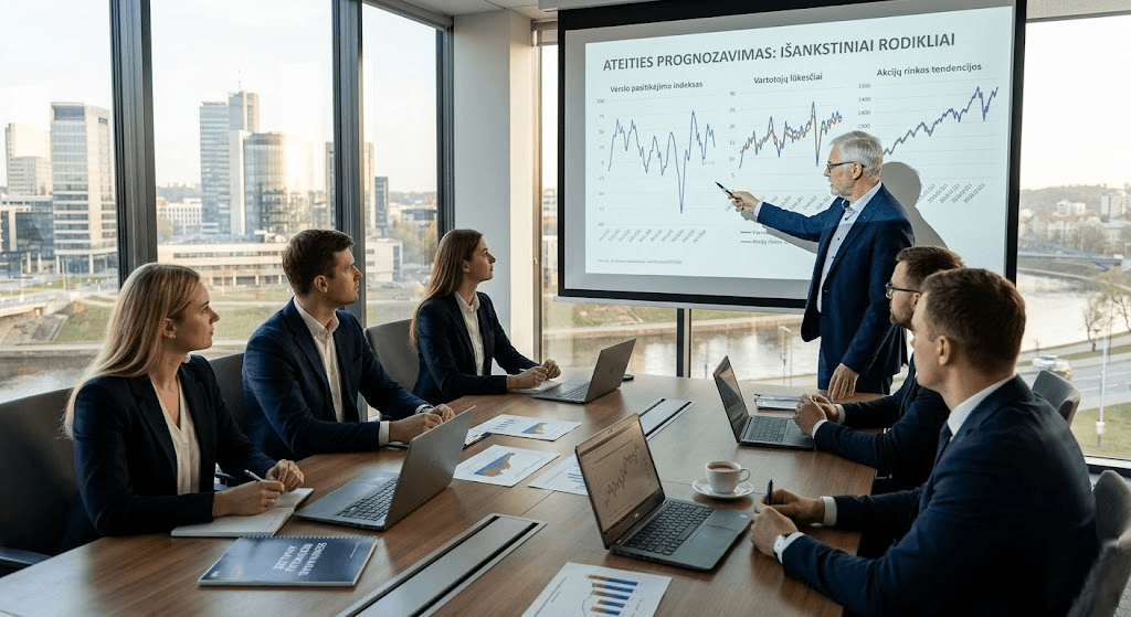Ateities prognozavimas versle ir ekonomikoje: Išsamus išankstinių rodiklių (Leading Indicators) gidas Ateities prognozavimas versle ir ekonomikoje: Išsamus išankstinių rodiklių (Leading Indicators) gidas